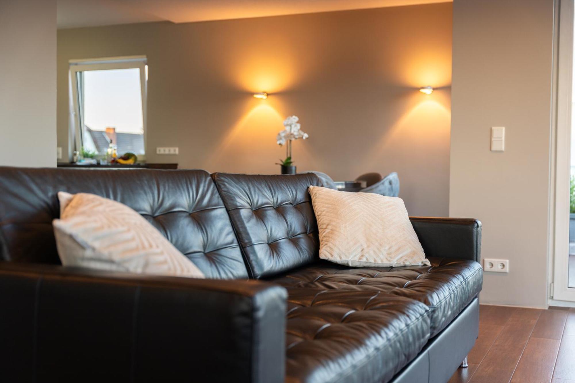 Penthouse Wohnung Mit Schoenem Moselblick In Metternich Кобленц Экстерьер фото